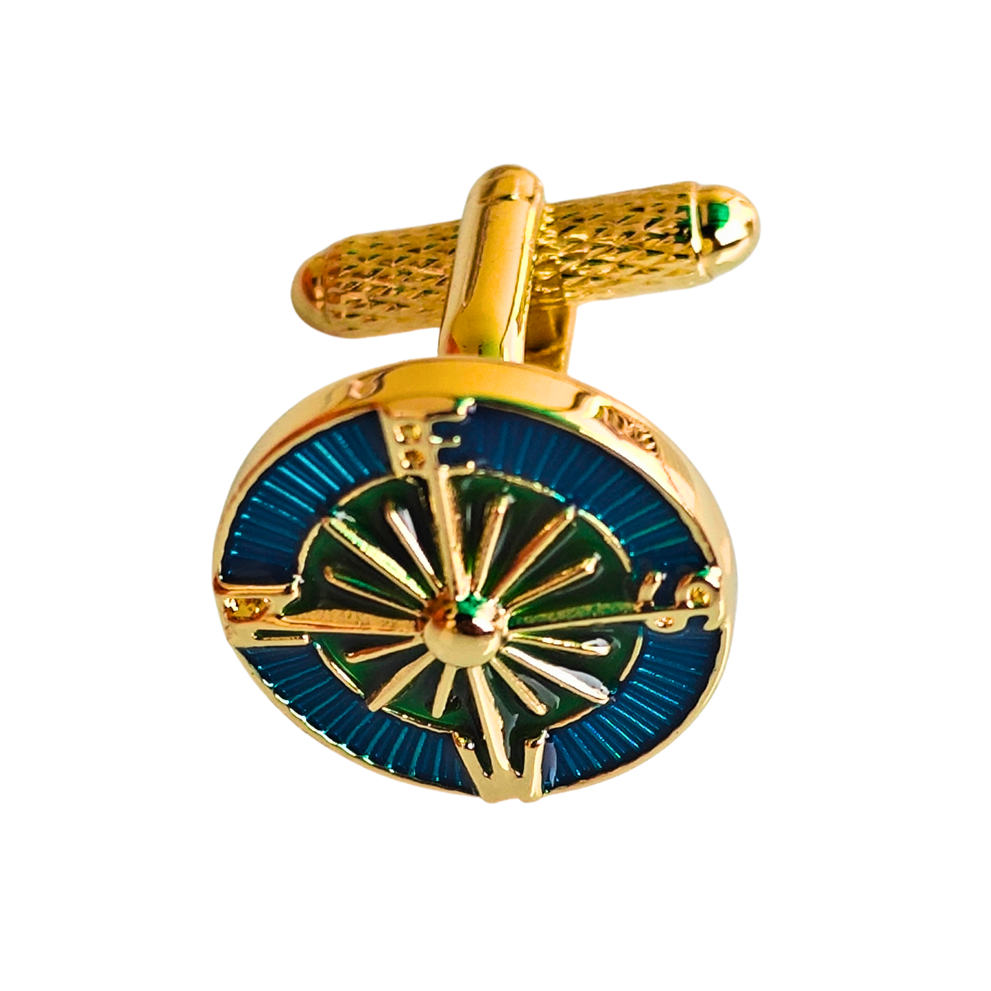 Nautical Cufflinks & Tie Clip Accessory Set