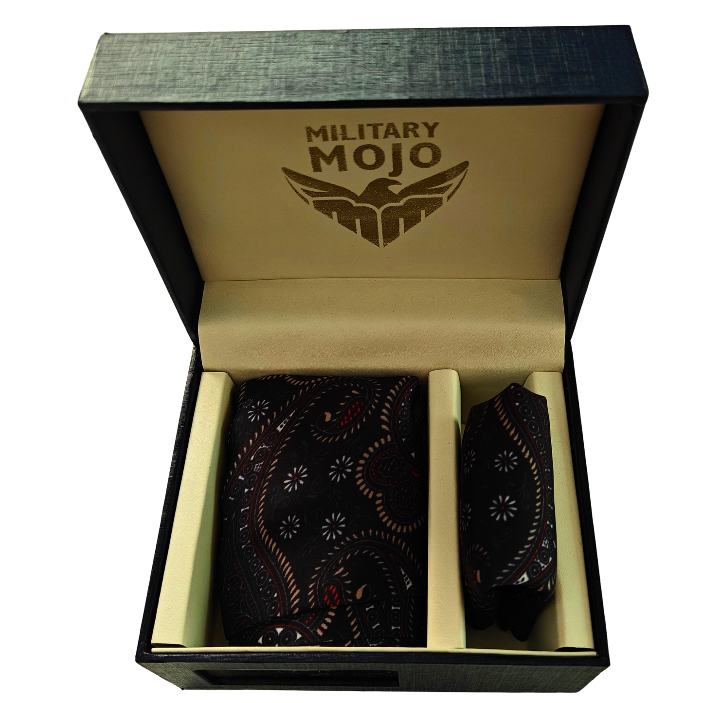 Noble Paisley Scarf & Pocket Square Matching Set