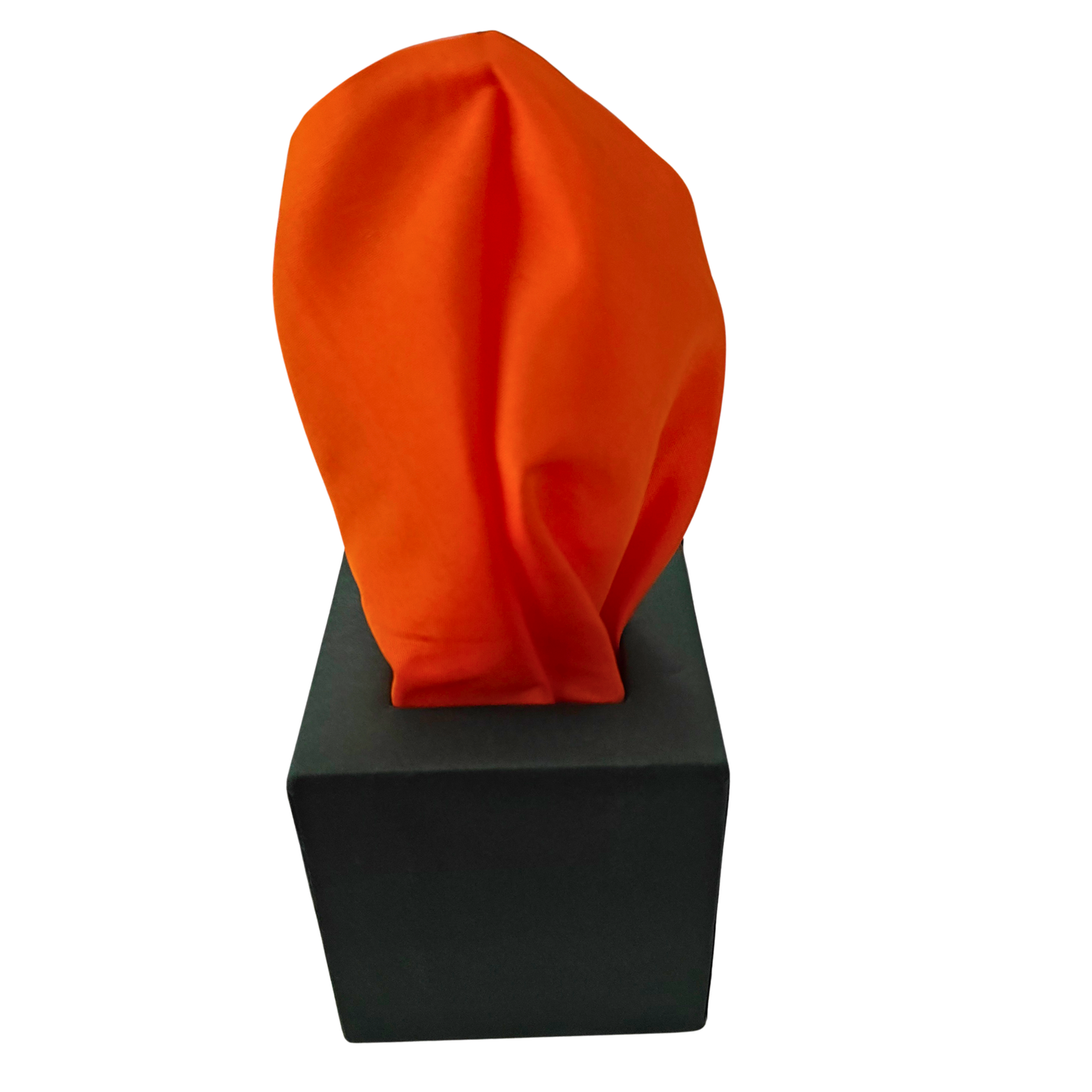 Orange Flame Pocket Square