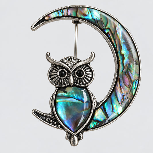 Wise Owl Unisex Brooch & Lapel Pin