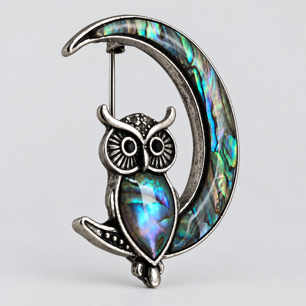 Wise Owl Unisex Brooch & Lapel Pin