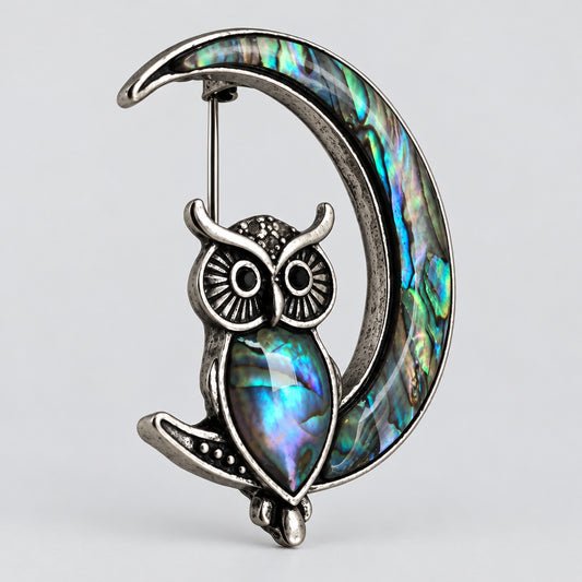 Wise Owl Unisex Brooch & Lapel Pin