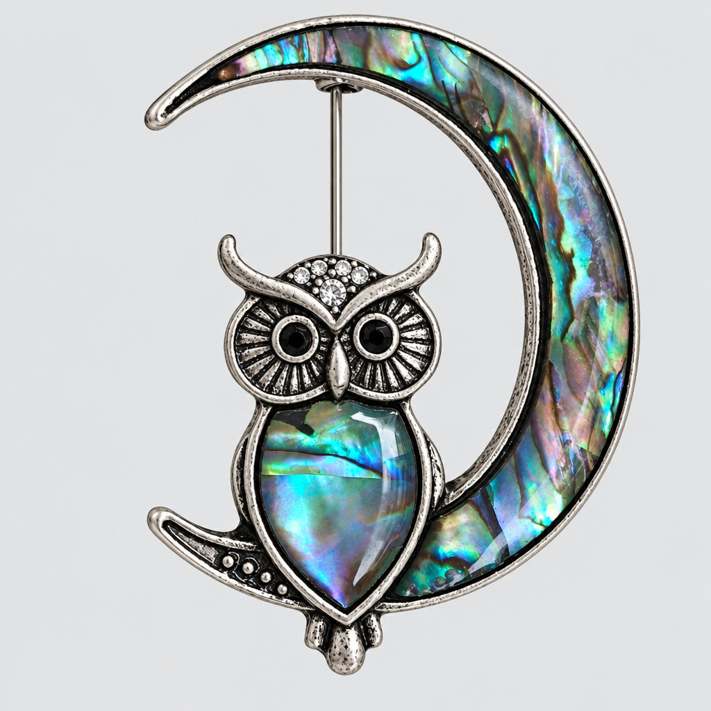 Wise Owl Unisex Brooch & Lapel Pin