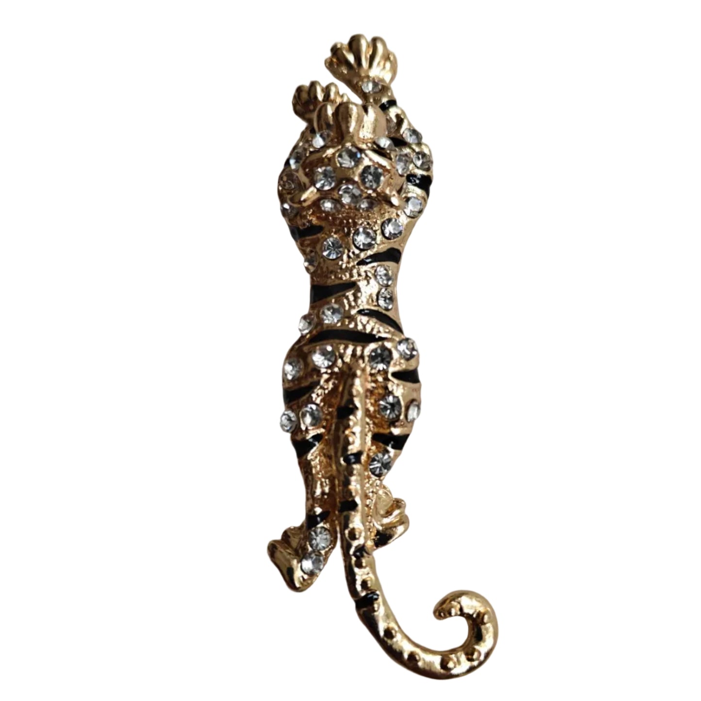 Crouching Tiger Ladies Brooch