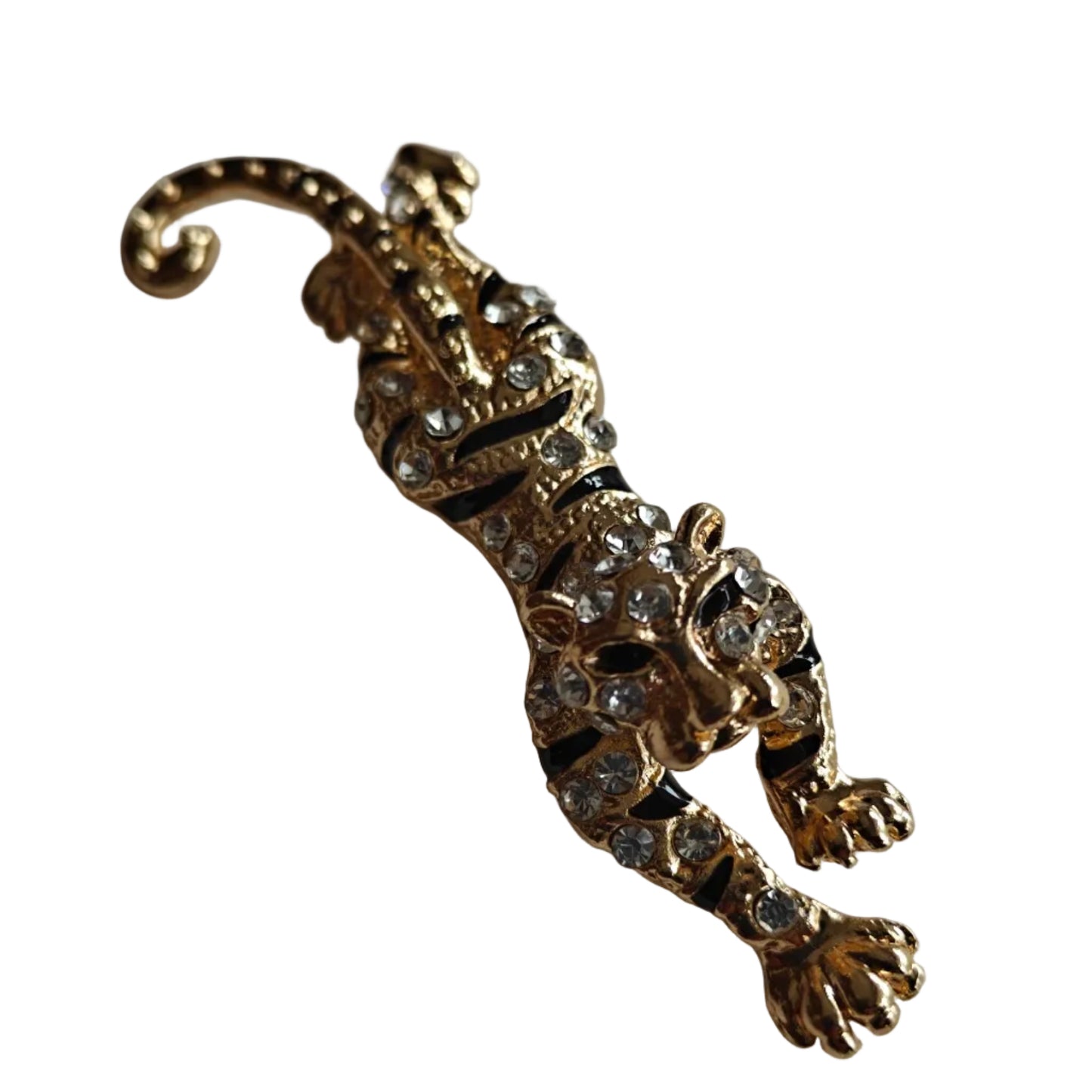 Crouching Tiger Ladies Brooch