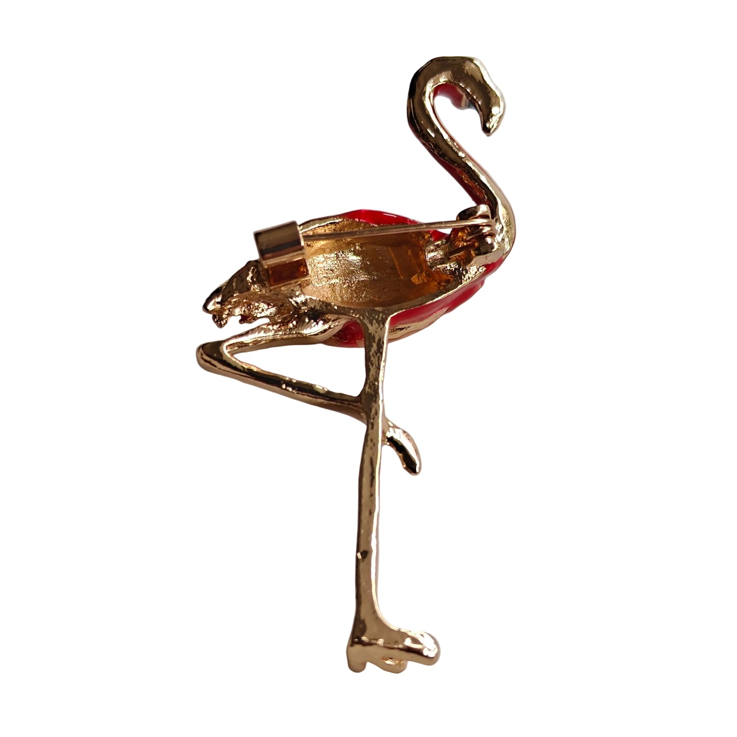 Peach Crane Ladies Brooch
