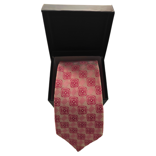 Pink Sovereign Microfibre Necktie