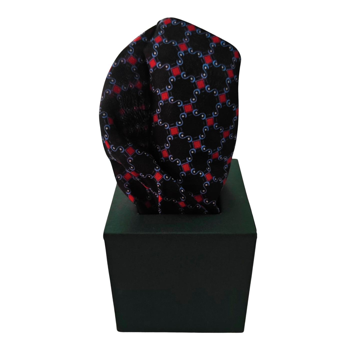 Red Rhombus Pocket Square