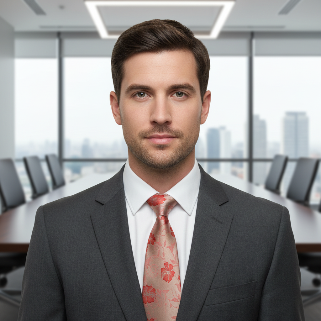 Rose Legacy Microfibre Necktie