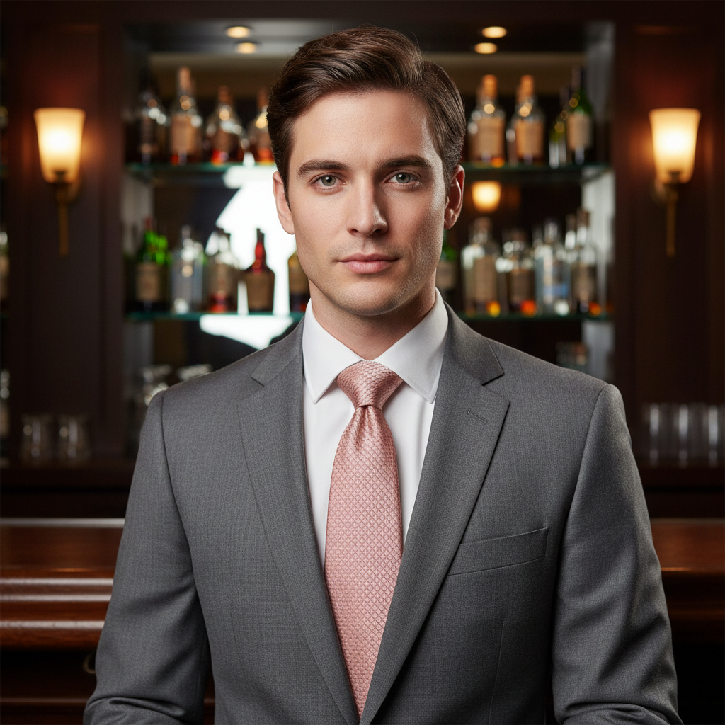 Rosewood Honour Microfibre Necktie