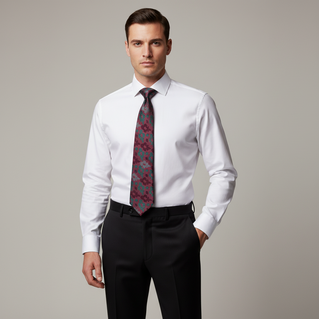Sanofi Woven Jacquard Tie