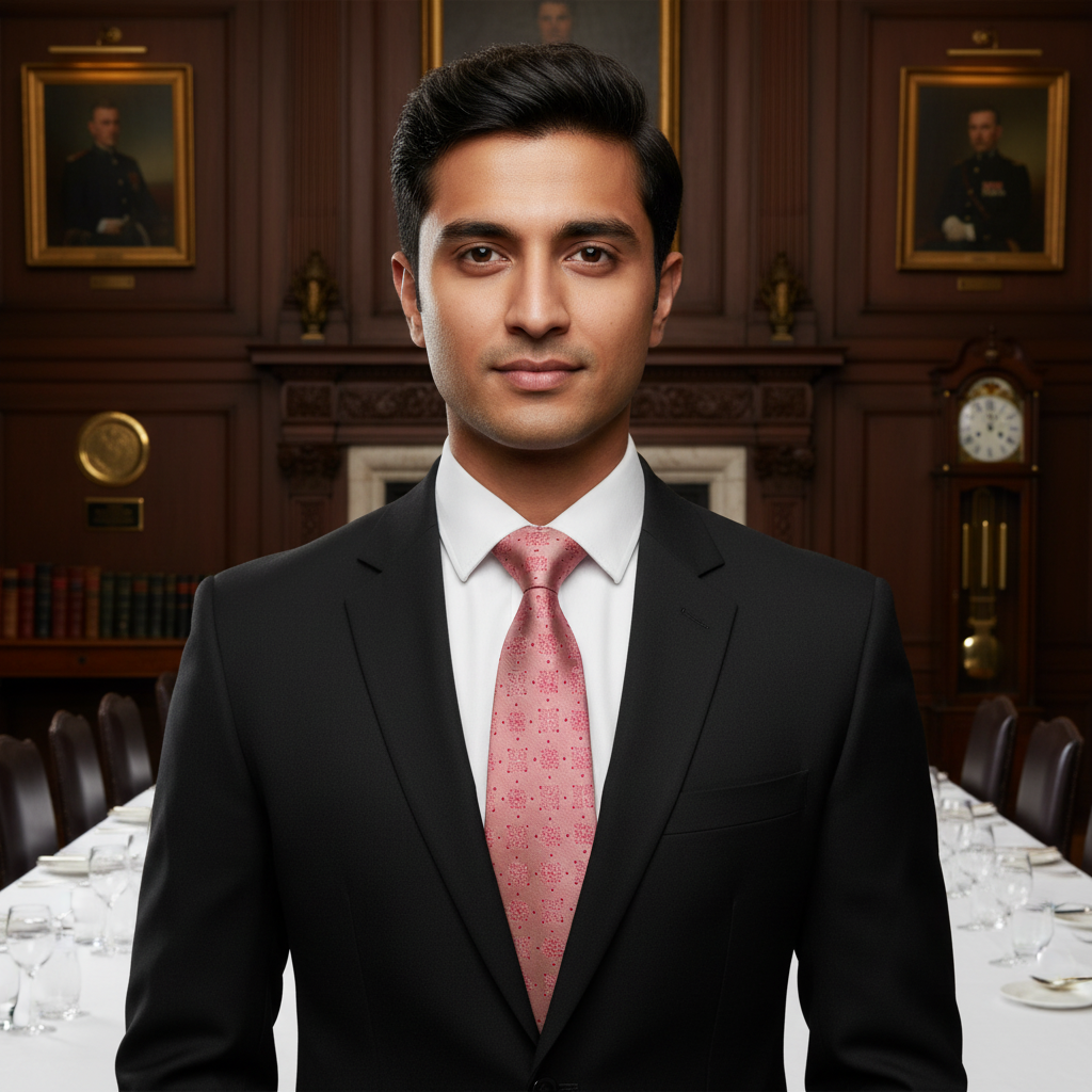 Sapphire Regiment Microfibre Necktie