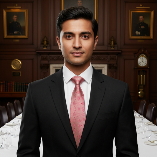 Sapphire Regiment Microfibre Necktie