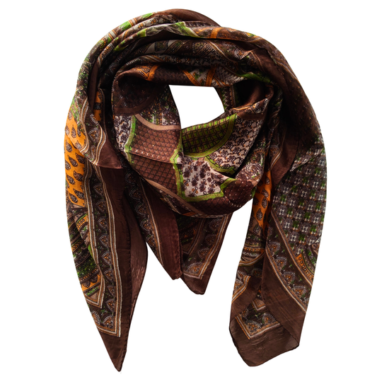 Solstice Silk Square Scarf