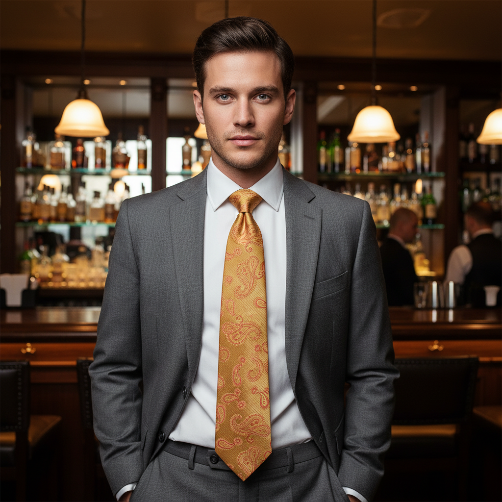 Sunlit Sovereign Microfibre Tie