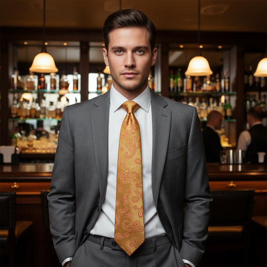 Sunlit Sovereign Microfibre Tie