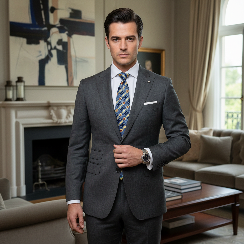 Thales Italian Jacquard Necktie