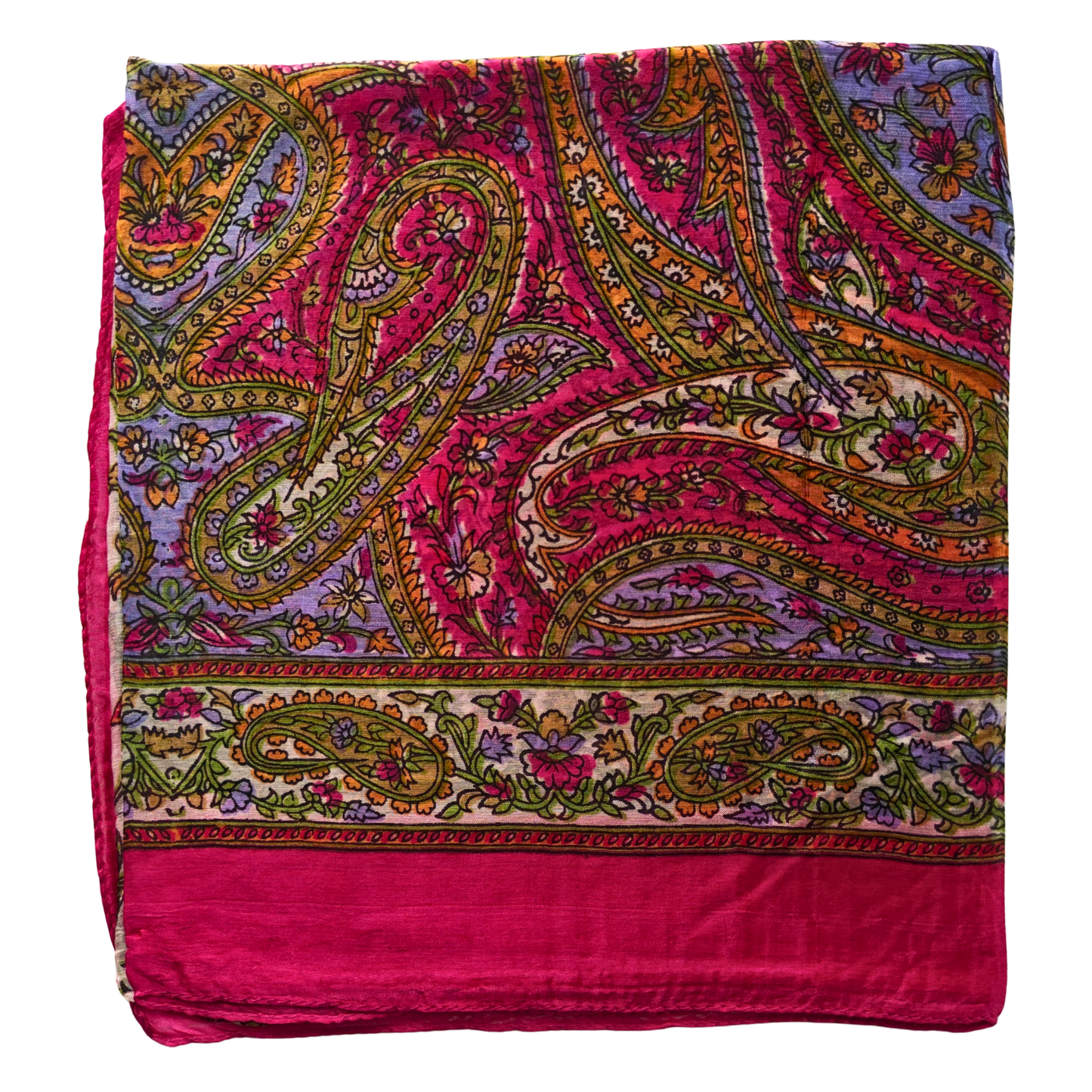 Vivid Muse Silk Square Scarf