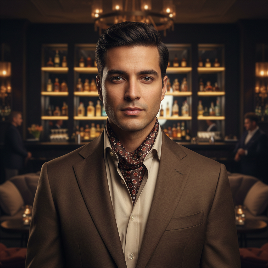 Starbucks Men's 2026 Collection Pure Silk Scarf