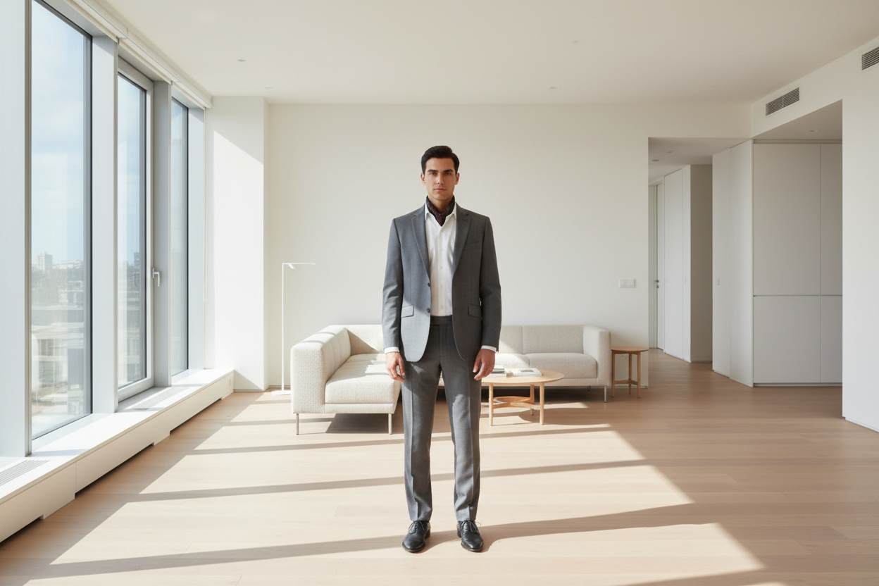 Atlantis Men's 2026 Collection Pure Silk Scarf