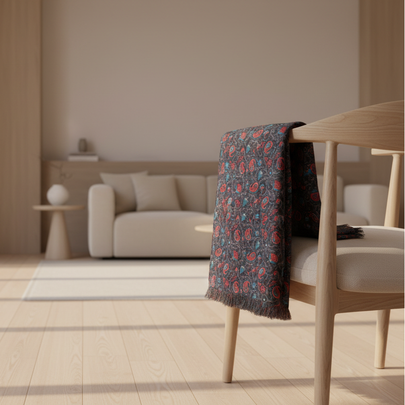 Atlantis Men's 2026 Collection Pure Silk Scarf