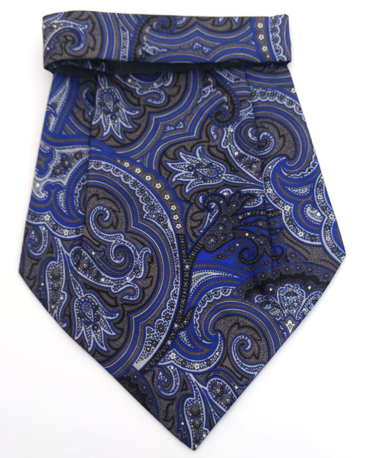 Silk Cravat Blue Floral