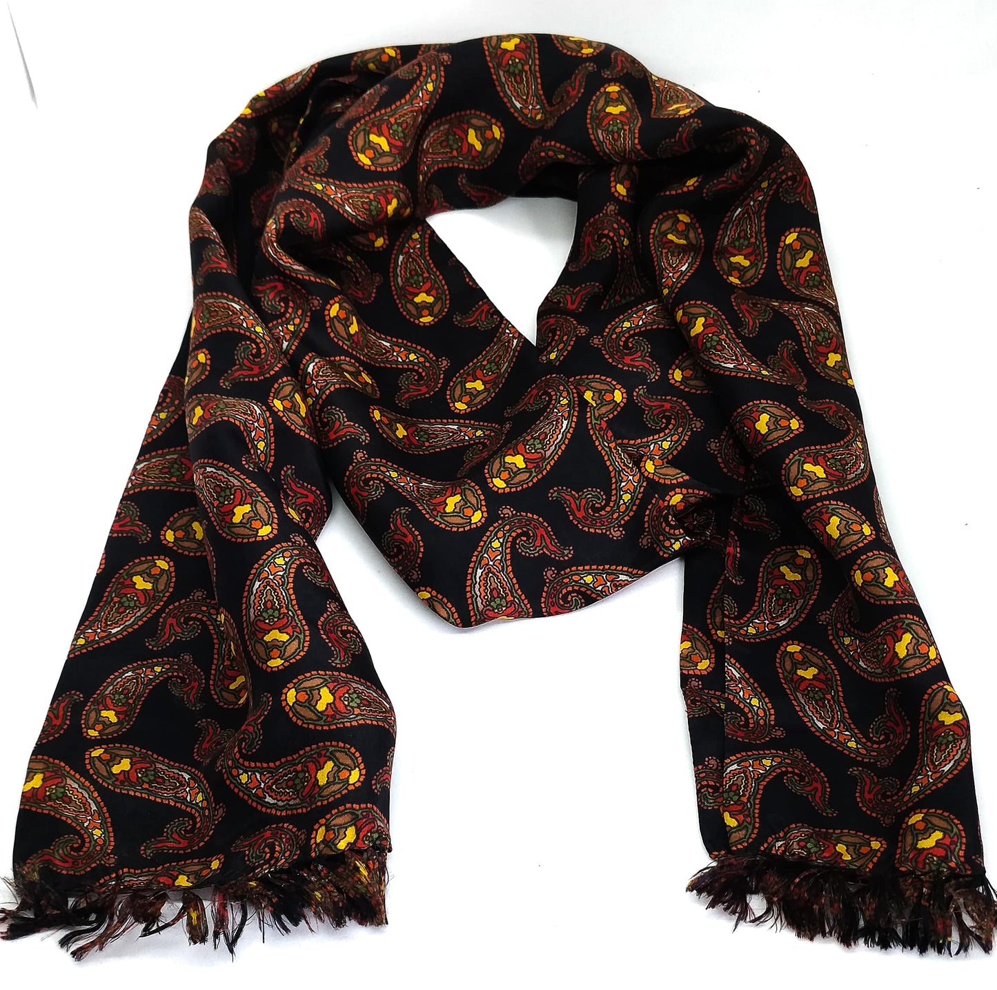 New Arrival Golden Paisley Scarf