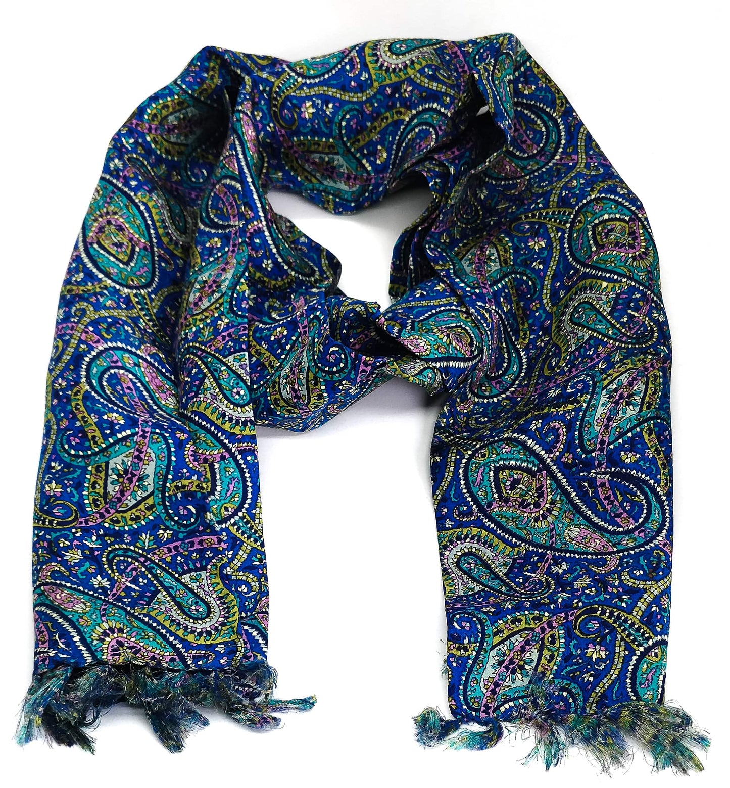 New Arrival Eclectic Blue Scarf