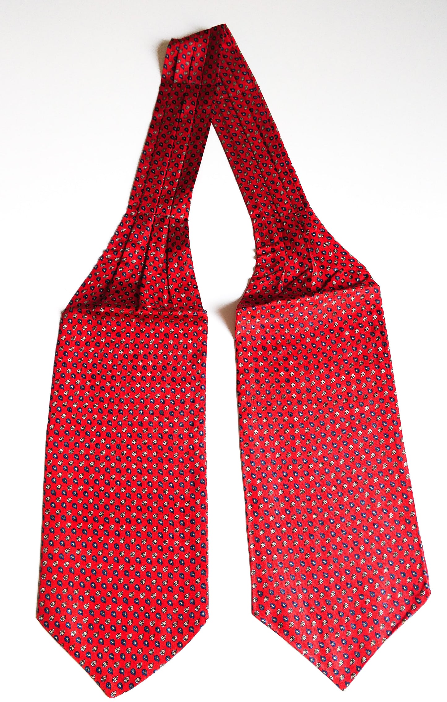 Red Long French Cravat