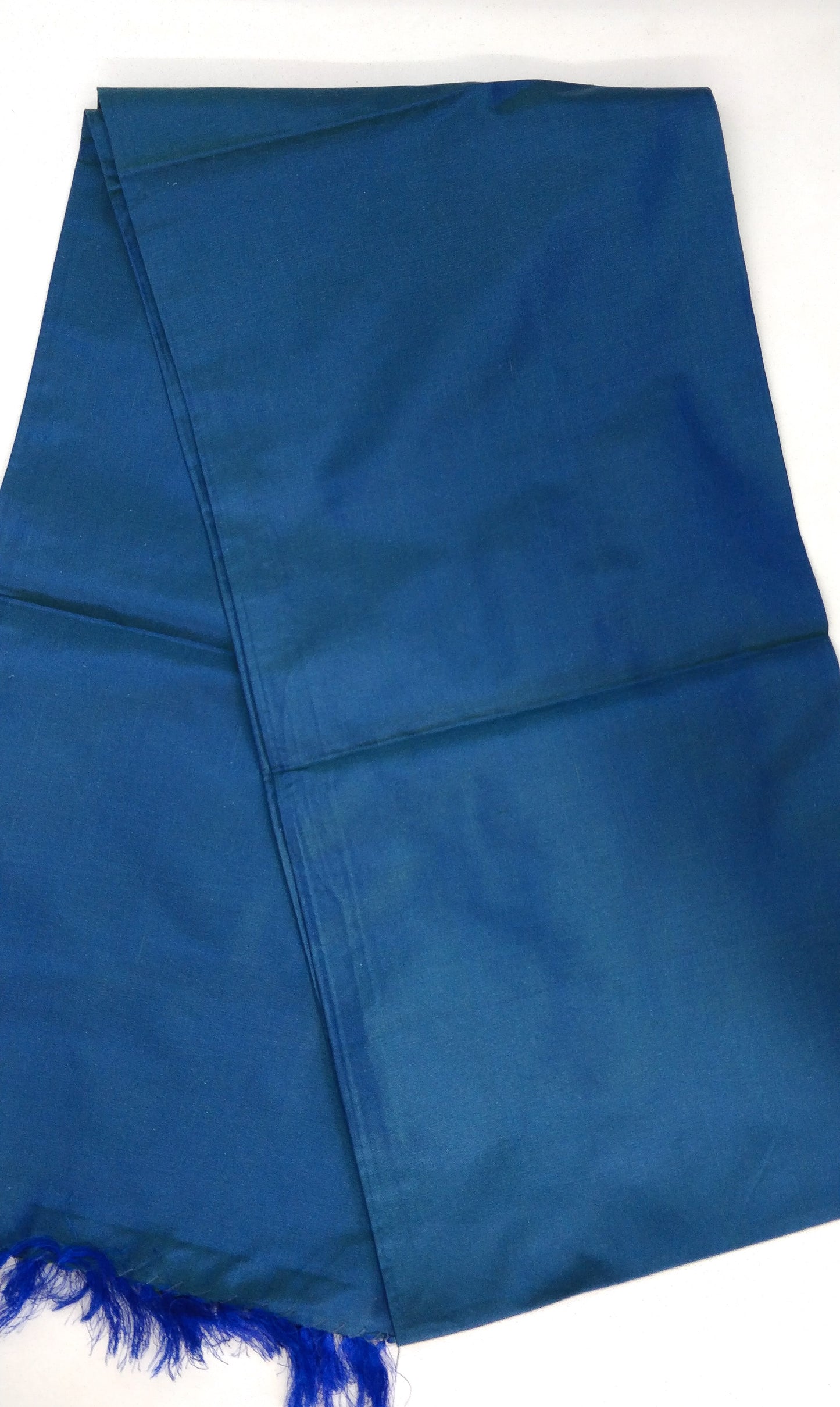 Royal Blue Solid Colour Silk Scarf