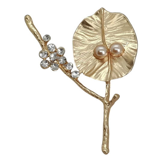 Twig Leaf Ladies Brooch